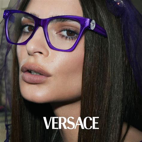 versace blue light glasses|clear versace eyeglasses.